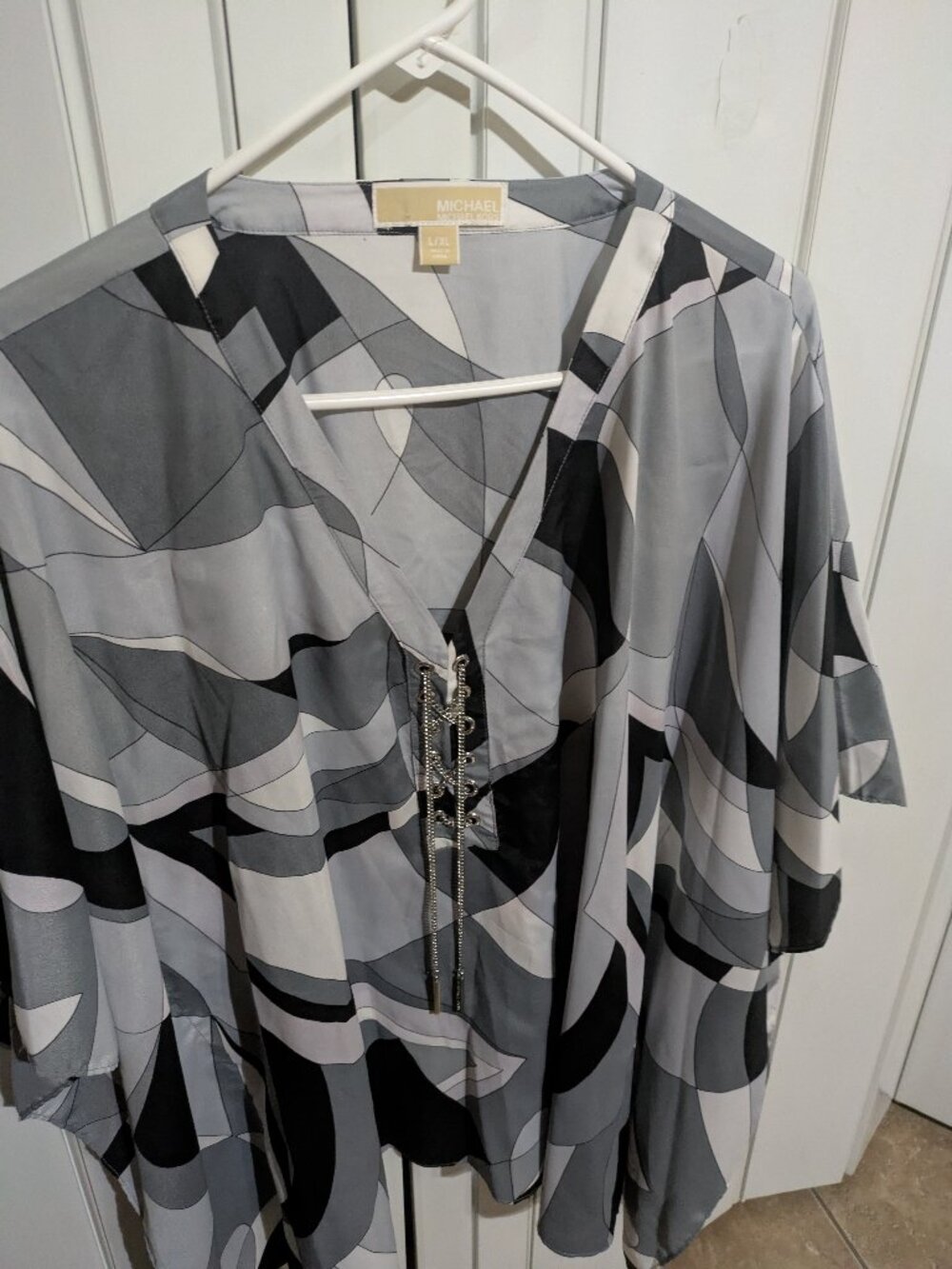 ~NWOT MK Silk Blouse